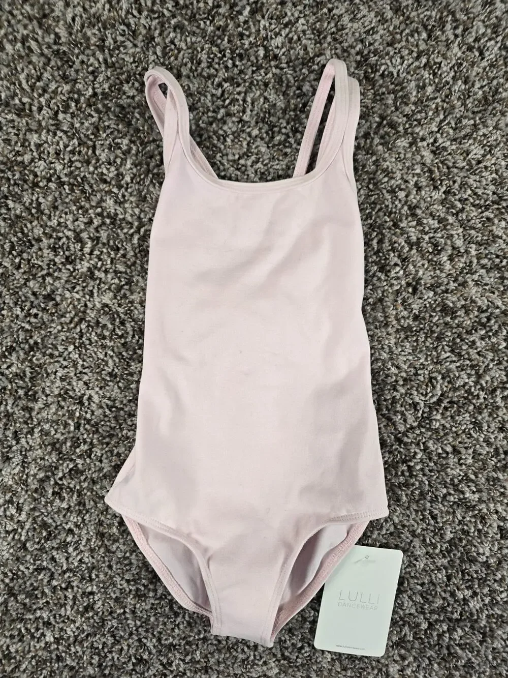 Lulli Dancewear Girls Sz 6 Sleeveless Ballet Leotard Light Pink NEW